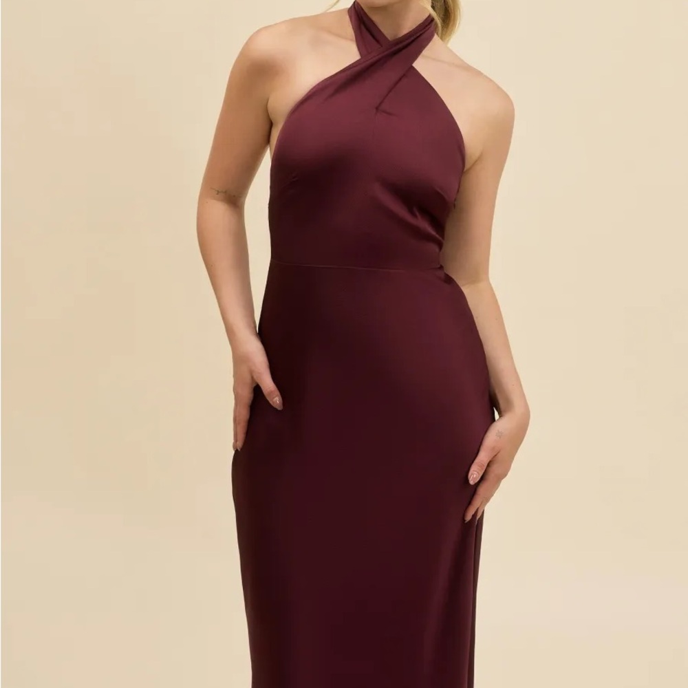 Park & Fifth Stanton Bridesmaid Dress in Burgundy